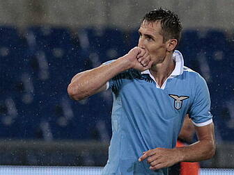 Lazio honour Miroslav Klose wi...